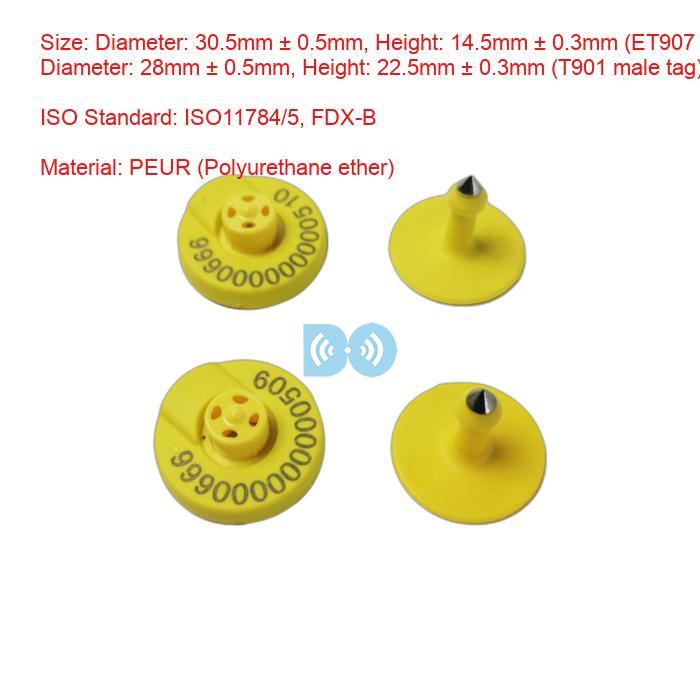 Advanced 134.2 Khz Electronic Ear Tags For Cattle Manufacturer