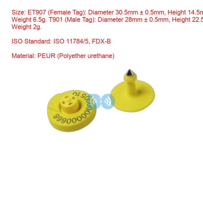 Electronic Ear Tag Reader Factory for Livestock and Cattle RFID Animal Identification