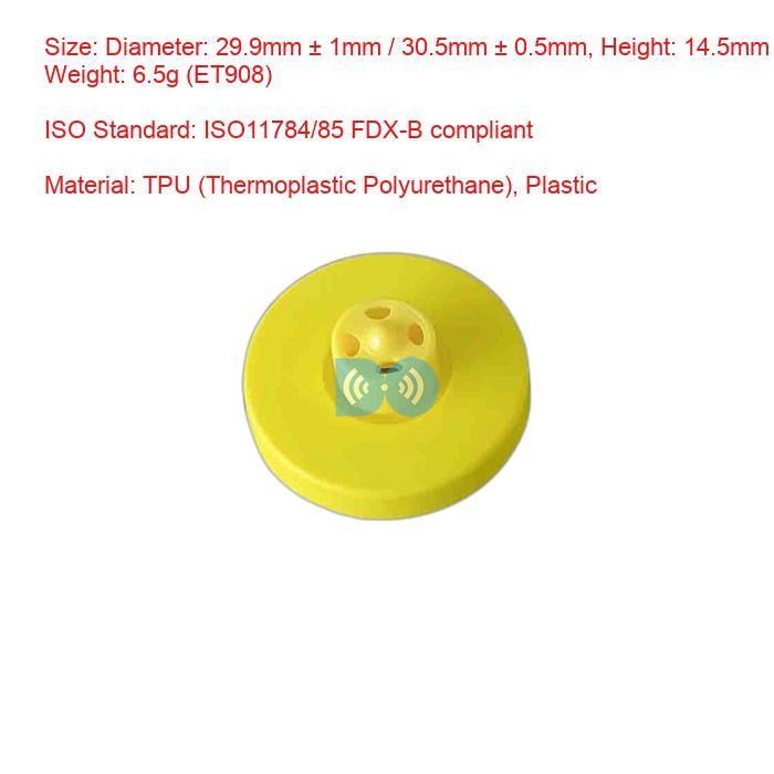 ICAR Certified RFID Cattle Tag Manufacturer with HDX Protocol for Livestock Tracking