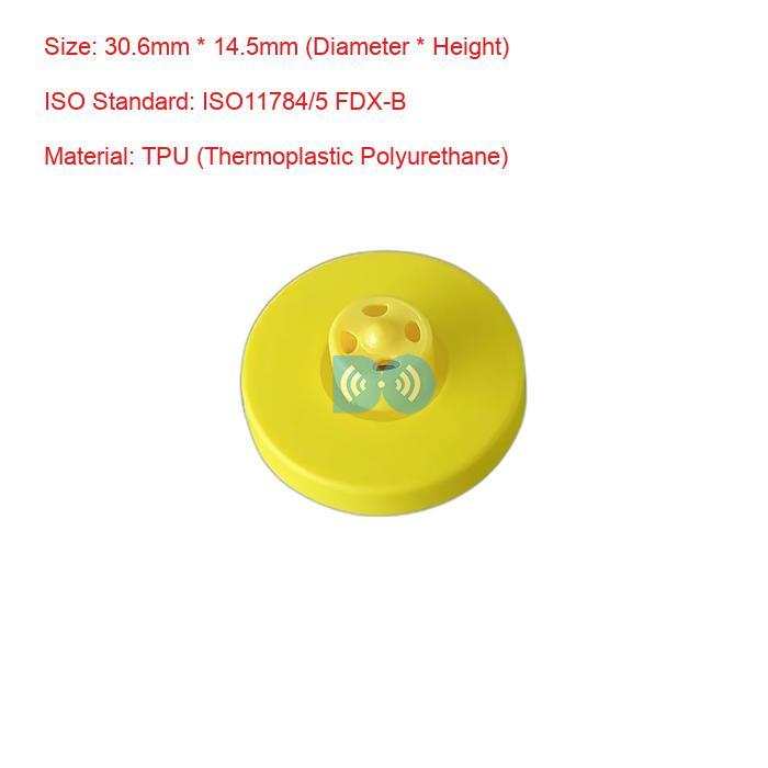 ICAR Certified TPU RFID Ear Tags for Livestock with BLE Reader Manufacturer