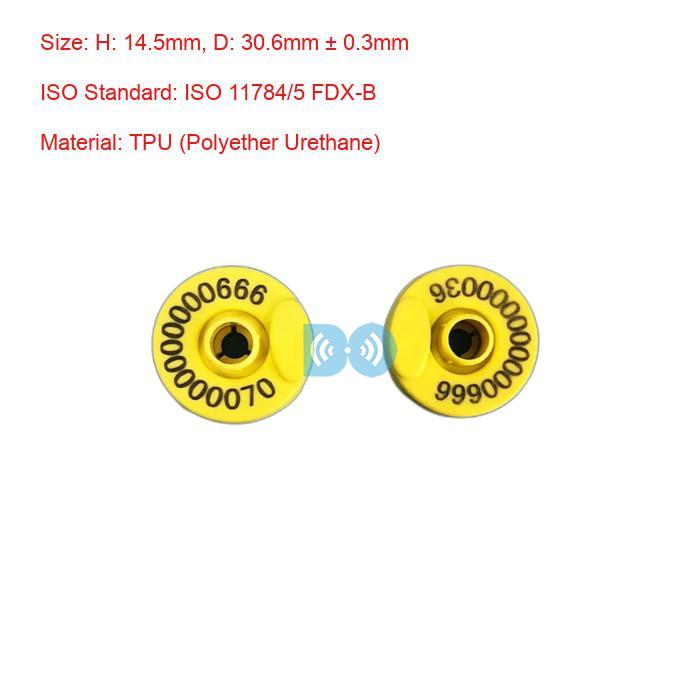 RFID Electronic Ear Tag with GPS/Beidou Positioning 17cm Reading Distance and IEC 68-2-6 Vibration Standard for Livestock Identification Factory