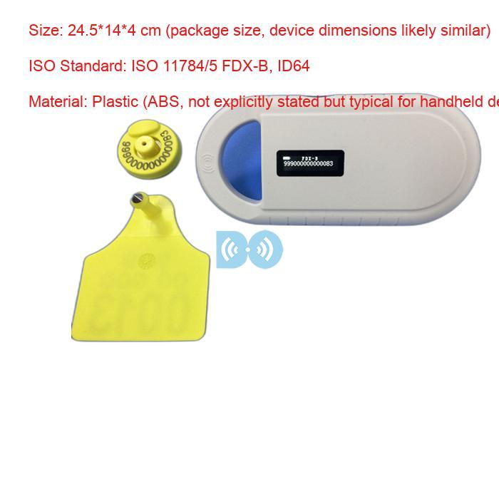 ISO11784/5 FDX-B And ID64 Reading Standard RFID Microchip Scanner Rfid Chip Reader Supplier