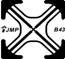 Impinj b43 UHF Inlay